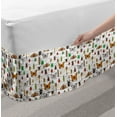 thumbnail image 2 of Educational Bed Skirt, Wild Forest Nature Insects and Names Pattern as Grasshopper Wasp and Beetles, Elastic Bedskirt Dust Ruffle Wrap Around for Bedding Decor, 4 Sizes, Multicolor, by Ambesonne, 2 of 2
