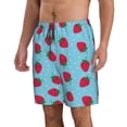 thumbnail image 2 of Fotbe Strawberries Trajes de Baño Estampados para Hombre, Shorts de Verano de Secado Rápido, Ropa de Playa, Bañadores-Medium, 2 of 6