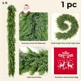 thumbnail image 4 of Satmonnus Christmas Garland Real Touch Cedar Garland Christmas Decorations 9 ft Soft and Lush Realistic Faux Pine Garlands for Mantle, Doorframe, Fireplace Indoor Outdoor Holiday Decorations, 4 of 10