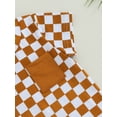 thumbnail image 6 of GXFC Toddler Boys Summer Checkerboard Print Shorts Outfits Kids Boys Short Sleeve T-shirt Tops with Pocket and Short Pants Set Casual Clothes 2Pcs 0-3T, 6 of 8