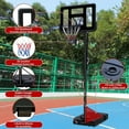thumbnail image 4 of Portable Basketball Hoop Outdoor, 7.5-10FT Height Adjustable Basketball Stand System with 44 Inch Backboard and Wheels, Basketball Goal for Youth Adults Indoor Outdoor, 4 of 7