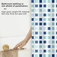 thumbnail image 3 of Vggrvlo Bath Savings Bathroom Shower Curtain with 12 Hooks Premium PEVA Washable Waterproof Bath Curtain Clearance Deals 72"x72", 3 of 7