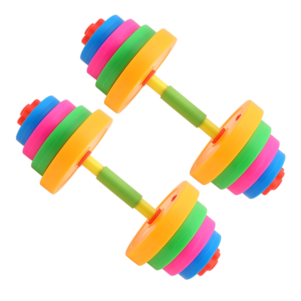HONMEET Kids Dumbbells Multi-Color Plastic Water-Fillable Exercise Weights for Strength Training and Fitness Fun