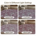 thumbnail image 7 of ODIKA Zebra Pink Mixed Wildlife Stripe Alternating Panel Leopard Print Stain Resistant Flatwoven for Entryway, Kitchen, Mudroom, 7 of 7