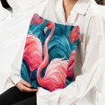 thumbnail image 6 of Flamingo Velvet Throw Pillow Covers Set of 2 | Unique Patterns in 16x16, 18x18, 20x20 Inches |for Home Decor and Gifts | Includes Pillow Inserts | Throw Pillow Inserts Included, 6 of 6