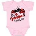 thumbnail image 3 of Inktastic My Grandpa Loves Me with Cute Ladybugs Boys or Girls Baby Bodysuit, 3 of 5