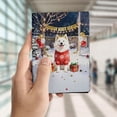 thumbnail image 4 of Happy New Year 2026 Samoyed Holiday Balloons Party Snow Travel Passport Wallet Siberian Sammy Dog Lover PU Leather Passport Holder Cover - 13018, 4 of 5