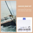thumbnail image 3 of Canvas Snap Kit Marine Grade Carpet for Boats Clothing Furniture Fastener Quick-release Buckle Copper 304 Stainless Steel, 3 of 6