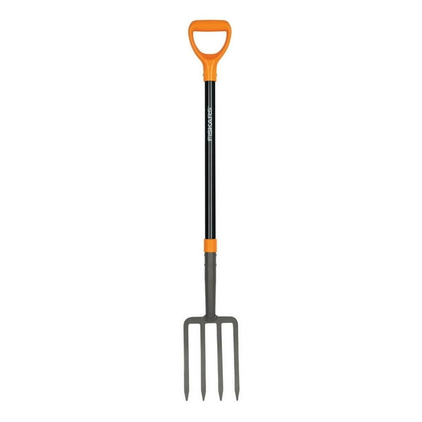 Fiskars Fiberglass DHandle Fork, 42 1/4", Heavy Duty, 3951601001
