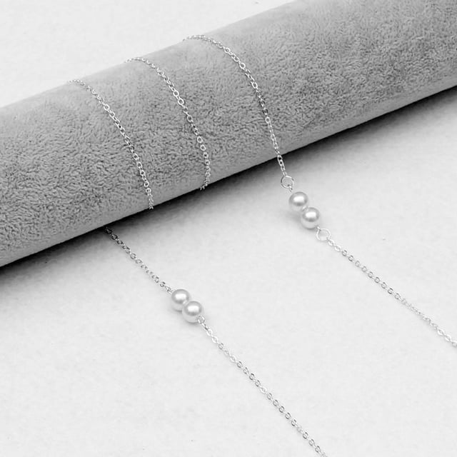 Chaînes de Masque Perle Chaîne de Lunettes pour Femmes Lanières de Lunettes de Soleil en Métal Rétro Support de Cordon de Lunettes Sangle de Cou Dropshipping 2