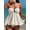 Beige, variant on 2026 New Sexy Bikini Two-Piece Swimsuit Women's Hanging Neck Strap Beach Vacation Swimwear Nylon Fabric with Chest Pad