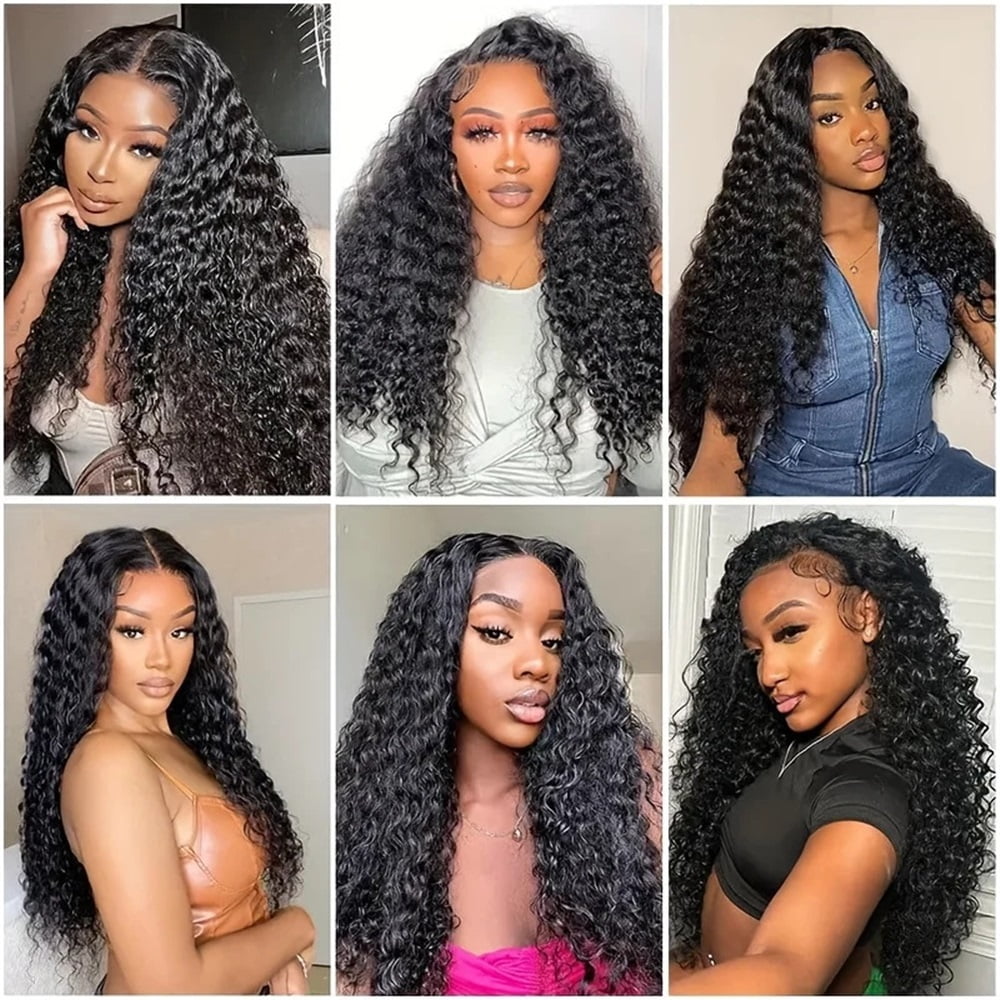 Deep Wave Clip In Hair Extensions Brazilian Remy 100% Human Hair 8pcs/Set 120g Natural Color