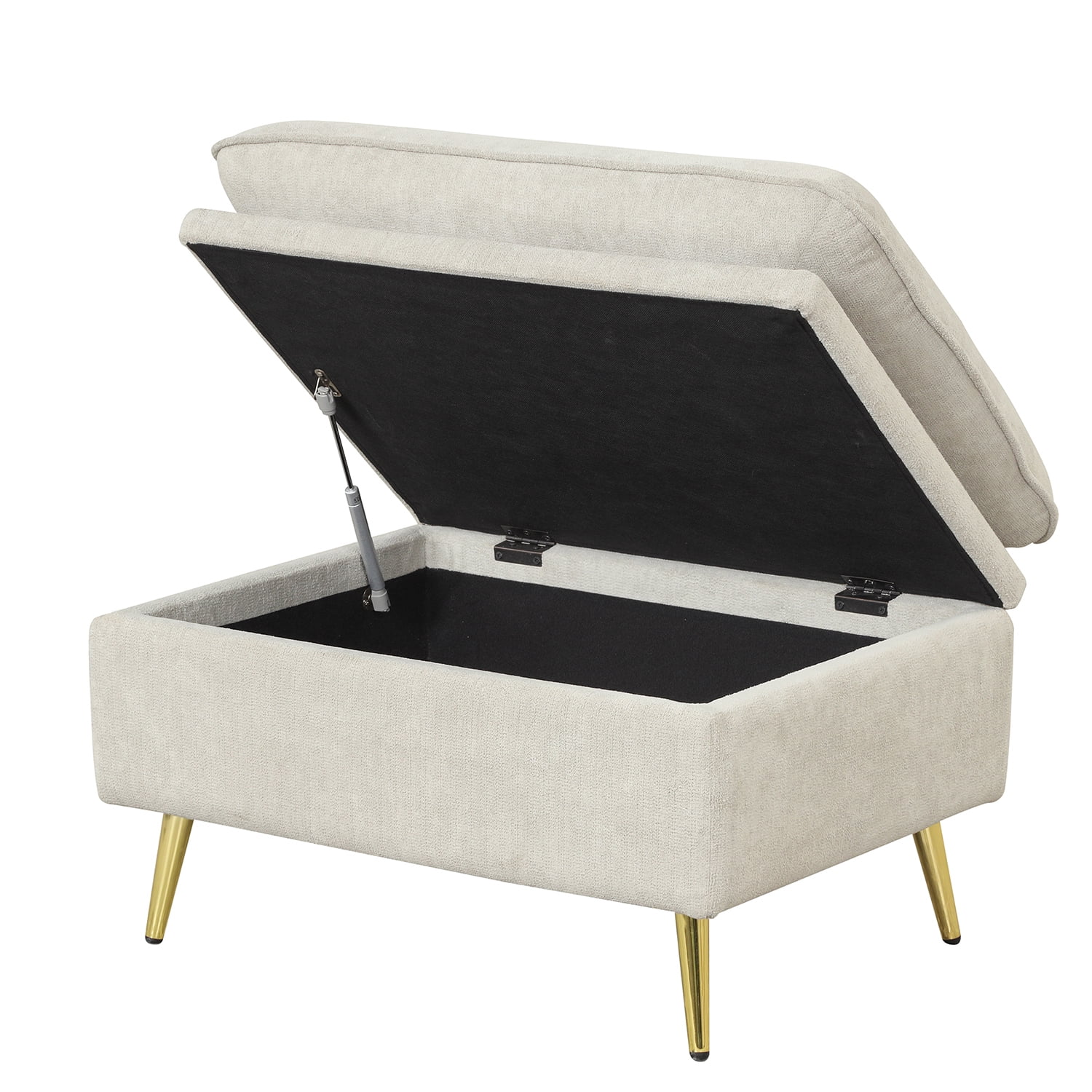 Kadyn 35.2" Modern Armchair, Single Sofa Chair with Ottoman Foot Rest and Pillow, Velvet Accent Chairs for Small Spaces Apartment Office, Gray Kadyn 35.2" Modern Armchair, Single Sofa Chair with Ottoman Foot Rest and Pillow, Velvet Accent Chairs for Small Spaces Apartment Office, Gray