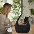 thumbnail image 3 of Stylish Shoulder Bag For Women Men Minimalist Design Daily Commute Work Tote Handbag Durable Lightweight Versatile Accessory Womens Shoulder Bags Leather Shoulder Bag for Men Purses for Women Shoulder, 3 of 4
