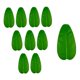 thumbnail image 3 of 10 manteles individuales de hojas de plátano artificiales para mesa, decoración tropical M, 3 of 9