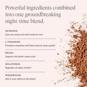 Beam Dream Sleep Powder – Calming Nighttime Cocoa with Magnesium & Apigenin, 30 Servings