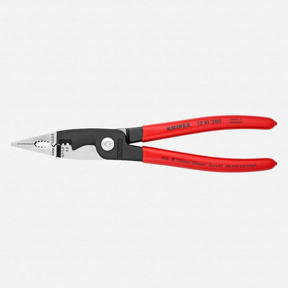 Knipex 13-81-200 Pliers for Electrical Installation - Vinyl