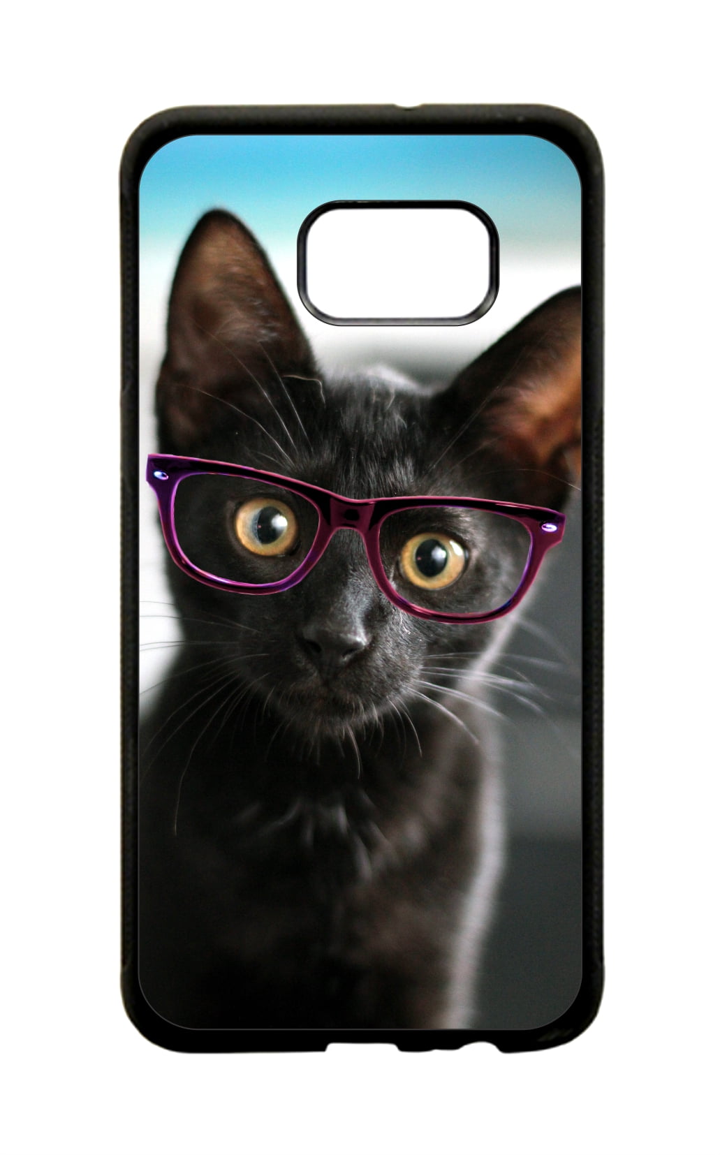 Black Cat Eyeglasses Case or Phone Cover