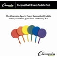 thumbnail image 4 of Champion Sports RACSET Racquetball Foam Paddle Set, 4 of 5