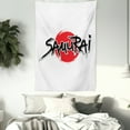 thumbnail image 3 of Japanese Tapestry, Samurai Lettering over Sun Figure Emperor Man Power Superior Force Artful Theme, Wall Hanging for Bedroom Living Room Dorm Decor, 40W X 60L Inches, Red Black, by Ambesonne, 3 of 5