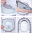 thumbnail image 3 of 4 piezas de almohadillas gruesas para fundas de asientos de inodoro, almohadillas para asientos de inodoro, tela lavable antibacteriana, fáciles de limpiar, para mujeres, futuras madres, ancianos, colores mezclados JM, 3 of 5