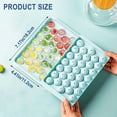 thumbnail image 3 of 2 Pack Round Ice Cube Tray with Lid, Mini Ice Ball Maker Mould for Freezer 33 Reusable Sphere Circle Ice Making Mold Easy Release for Water Cocktail Whiskey Coffee, 3 of 8