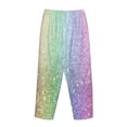 thumbnail image 5 of Balery Beautiful Glitter print Women's Pajama Pants,Ultra Lightweight Pjs,Lounge Pant-XX-Large, 5 of 9
