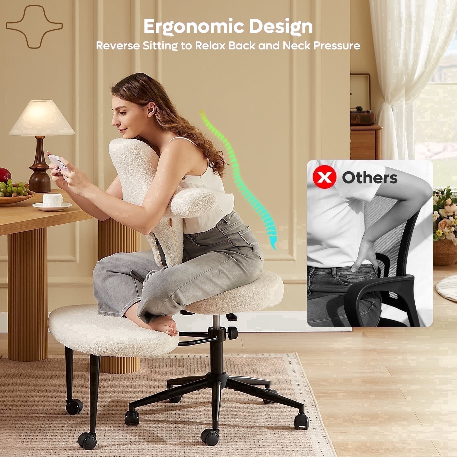 pinmoco ergonomic adhd chair with product