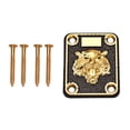 thumbnail image 1 of Placa de cuello de guitarra perfke de Aleación de Zinc con Tornillos dorado, 1 of 9