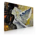 thumbnail image 1 of Cuadro Decorativo Canvas Para Comedor Angel Abstracto Ocre, 1 of 5