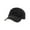 Black, variant on Back Opening Baseball Cap for Women Adjustable Size Hats