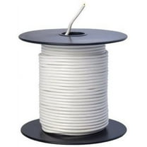 Southwire 55667223 Primary Wire, 18-Gauge Bulk Spool, 100-Feet, White