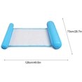 thumbnail image 2 of Hamaca de agua inflable Cama flotante Colchón de natación inflable Favores Hamaca de agua inflable de verano Salón relajante flotante Cama al aire libre Piscina Playa para adultos Sincero Hogar, 2 of 8