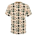 thumbnail image 2 of Jay Bu Couture Unisex Cut & Sew Tee (light Brown), 2 of 4