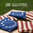 thumbnail image 3 of Corn Filled Cornhole Bags - Set of 8 Bean Bags for Corn Hole Game - Regulation Size & Weight - Burnt Orange & White, 3 of 5