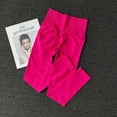thumbnail image 3 of Pantalones deportivos sin costuras para Yoga, mallas deportivas de cintura alta, transparentes, para Yoga, gimnasio, correr, pantalones de secado rápido, pantalones con fruncido en la parte de atrás, 3 of 6