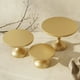 thumbnail image 3 of Soporte Para Pasteles, Decorativo Para Servir Pasteles, Fácil Limpieza, 3 Uds., Dorado Para Bodas, 3 of 7
