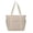 Beige, variant on Tauxra Canvas Tote Bag for Work, Large Capacity Shoulder Bag with Lined Interior and Front Pocket, Durable Casual Bag for Women and Men with Wide Adjustable Strap