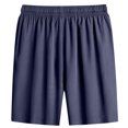 thumbnail image 4 of FRSASU Men's Athletic Shorts Quick Dry Casual Elastic Waist Running Gym Pants Solid Color Shorts with Pockets Dark Blue, 4 of 8