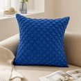 thumbnail image 5 of Textured Knit Throw Pillow Cover Soft Square Decorative Cushion Case for Outdoor Patio Sofa Couch and Home, 5 of 7