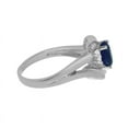 thumbnail image 3 of 14k White Gold Sapphire And Diamond Ring, 3 of 4