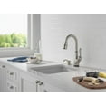 thumbnail image 4 of Delta 9678Tl-Dst Leland 1.8 GPM Single Hole Pull Down Touchless Bar Faucet - Black, 4 of 7