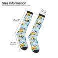 thumbnail image 5 of Balery Building Truck Printed Novelty Socks Men's Women's Crew Socks Sports Socks Knee High Socks Cotton Socks Quirky and Cool Socks, 5 of 9
