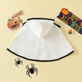 thumbnail image 4 of 6M-7T Toddler Boys Girls Halloween Costumes Kids Long Sleeve Pumpkin Cape Cloak Halloween Party Dress-up Outfits, 4 of 8