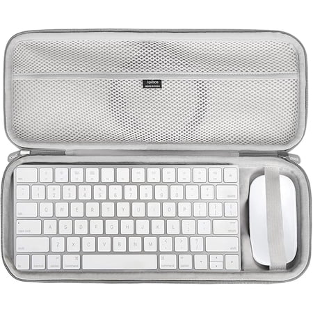 Aproca Grey Hard Travel Storage Case, for Wireless Magic Keyboard 2 - MLA22LL/A and Magic Bluetooth Mouse 2
