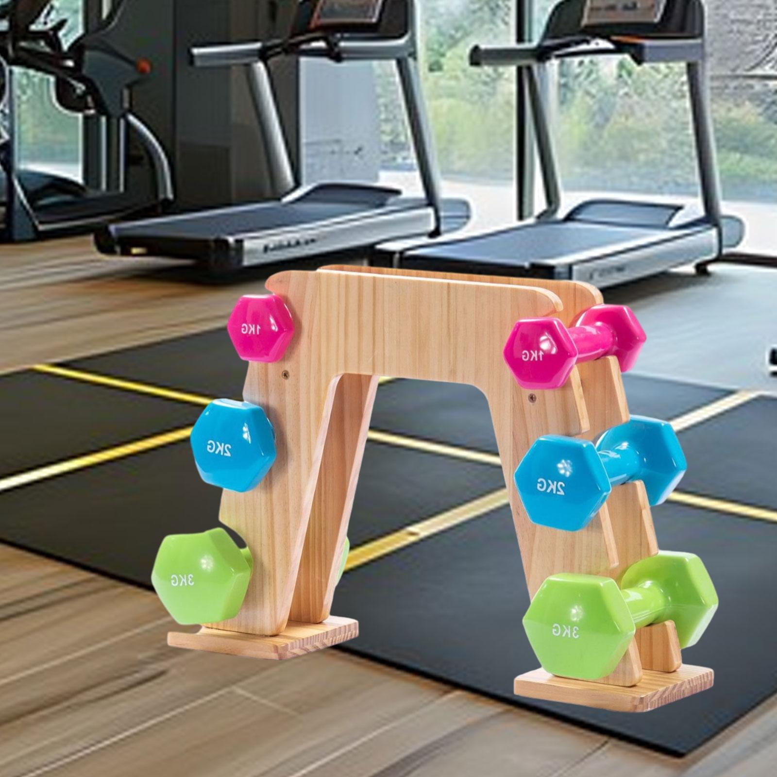 GARENDE Dumbbell Rack Dumbbells Stand Weights Lifting Workout for Home Gym 3 Tier Space Saver Weight Holder Vertical Dumbbell Storage
