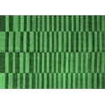 thumbnail image 1 of Ahgly Company Indoor Rectangle Abstract Emerald Green Modern Area Rugs, 2' x 3', 1 of 4