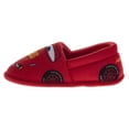 thumbnail image 4 of Disney Cars Slippers for Kids Lightning Mcqueen Plush Warm Soft Aline Comfy Lightweight (5, 10 Toddler   11-12 Little Kid), Red, Size: 5-6, 4 of 7