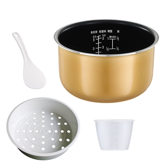 Rice Cooker Replacement Bowl 3L 4L 5L Capacity Coating Universally Compatibility Kitchen Essential