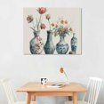 thumbnail image 3 of COMIO Bathroom Wall Art Rustic Country Floral Bathroom Wall Decor Farmhouse Botanical Tulip Bathroom Pictures Canvas Print Painting Framed Modern Home Artwork For Office Bedroom Kitchen, 3 of 5